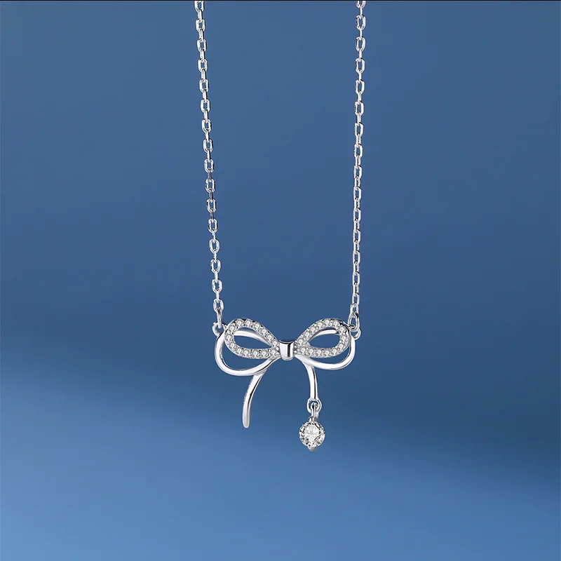Collier pendentif brillant en  - Tie Clip Silver avis et prix