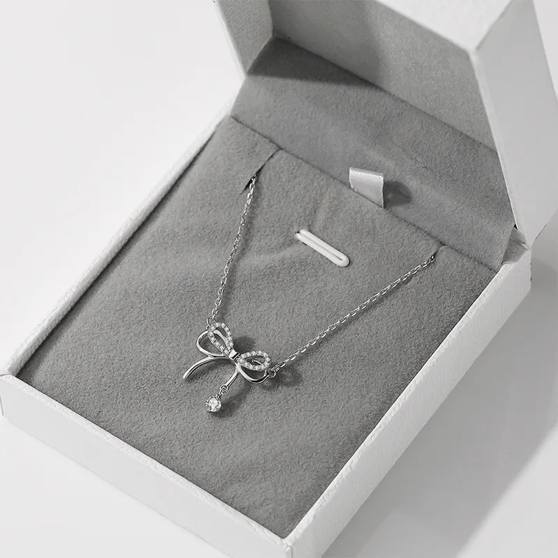 Collier pendentif brillant en  - Tie Clip Silver avis et prix