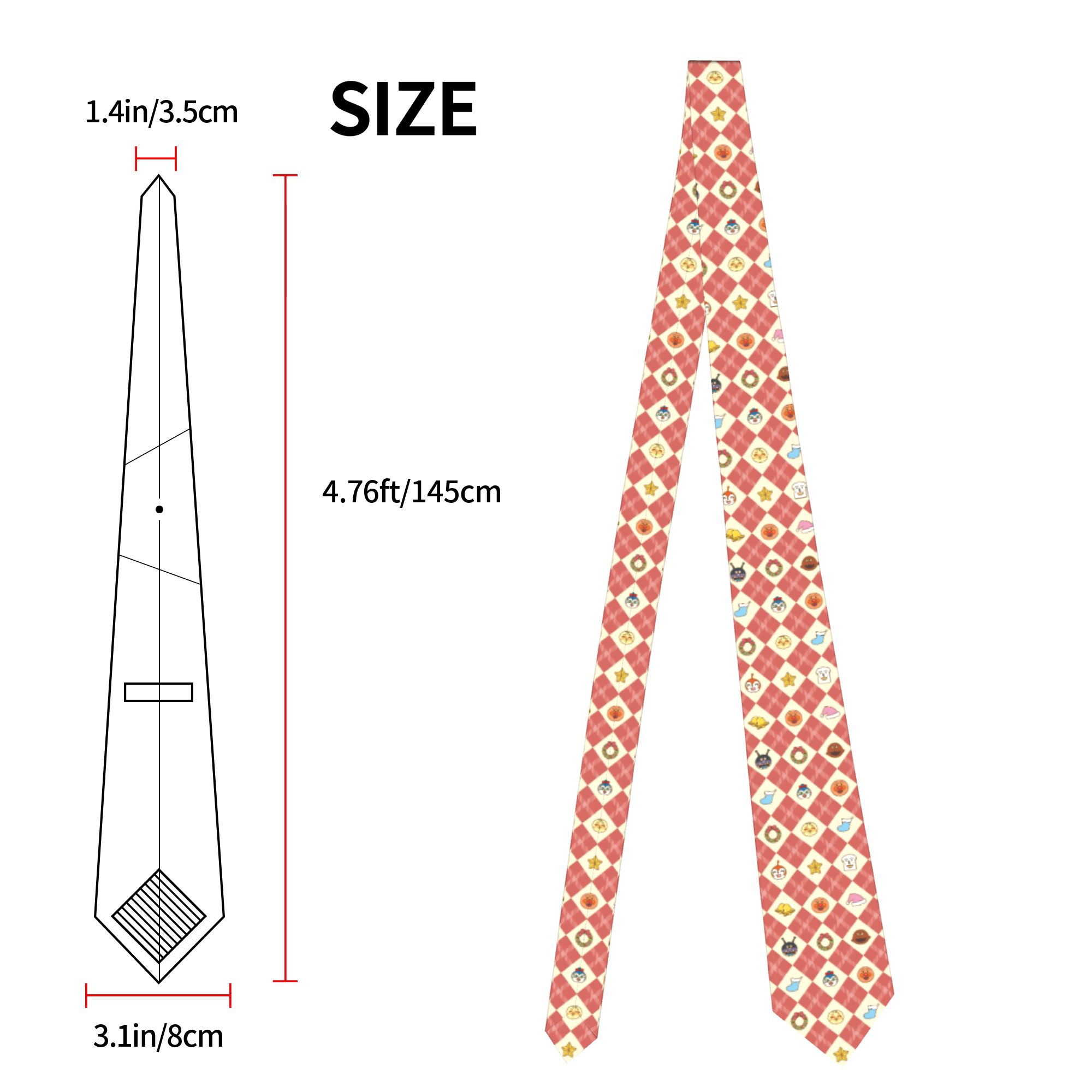 Cravate Anpanman Anime Cartoon - Skinny Tie Men avis et prix