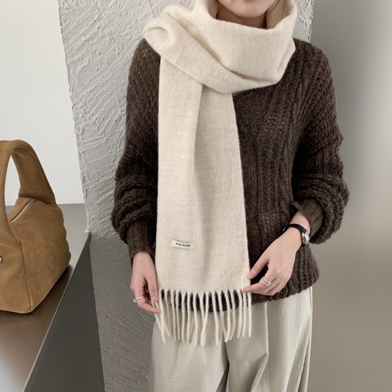 Version coréenne Chic solide g - Muffler Men Wool avis et prix