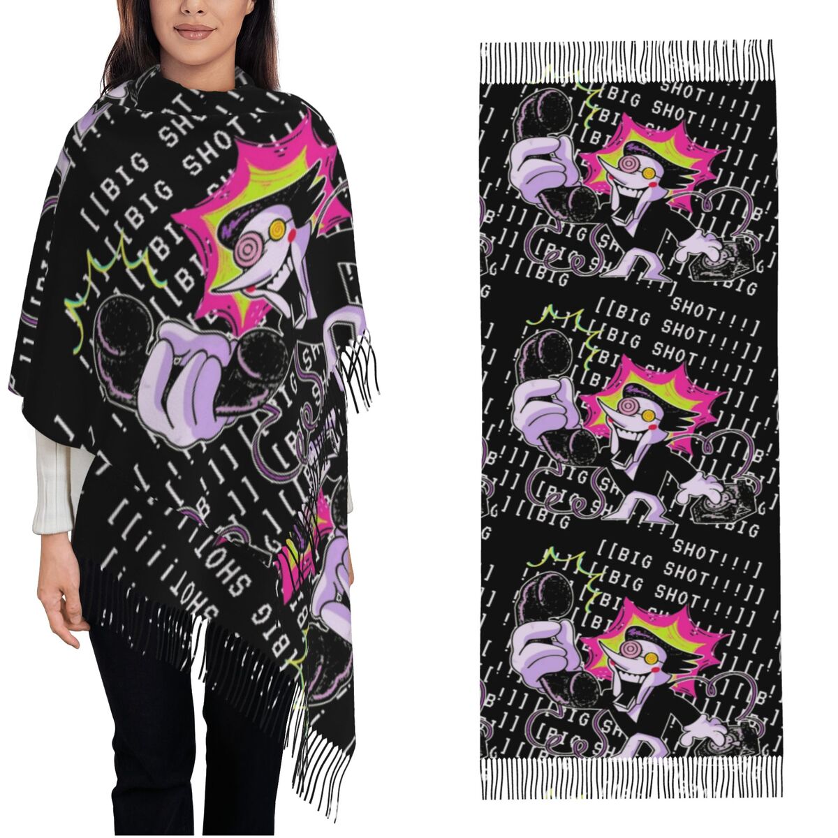 Deltarune Châle pour femme hiv - Pashmina Wrap Large avis et prix