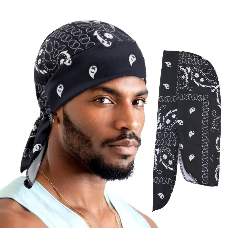 Nouveau Durag imprimé pour hom - Bandana Doo Rag avis et prix