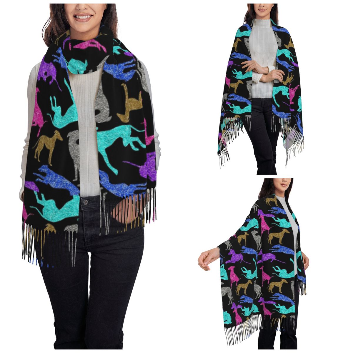 Greyt Greyhound Combo Écharpe  - Pashmina Wrap Large avis et prix