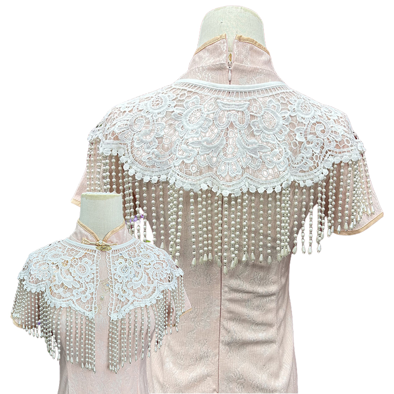 Châle vintage à pampilles en p - Stole Wedding Shawl avis et prix
