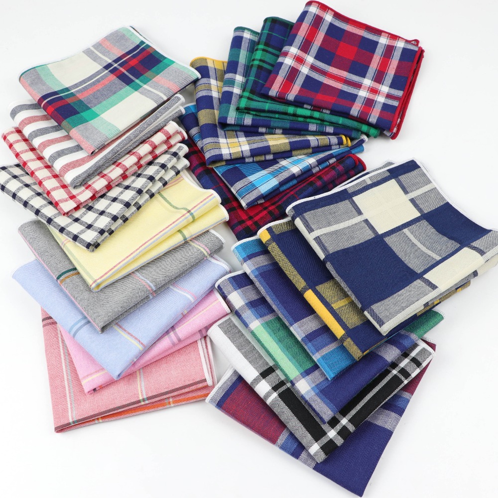 Hommes coton mouchoirs tissé c - Handkerchief Cotton Men avis et prix