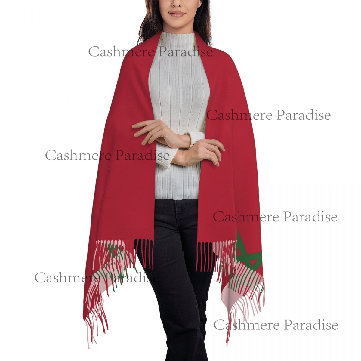Maroc drapeau femmes chaud hiv - Infinity Scarf Knit avis et prix