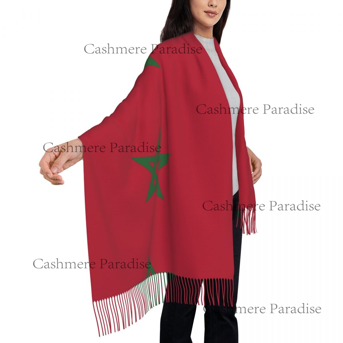 Maroc drapeau femmes chaud hiv - Infinity Scarf Knit avis et prix