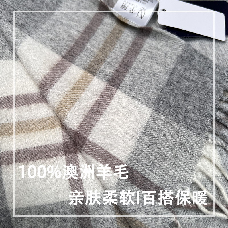 Haute qualité 100% laine échar - Muffler Men Wool avis et prix