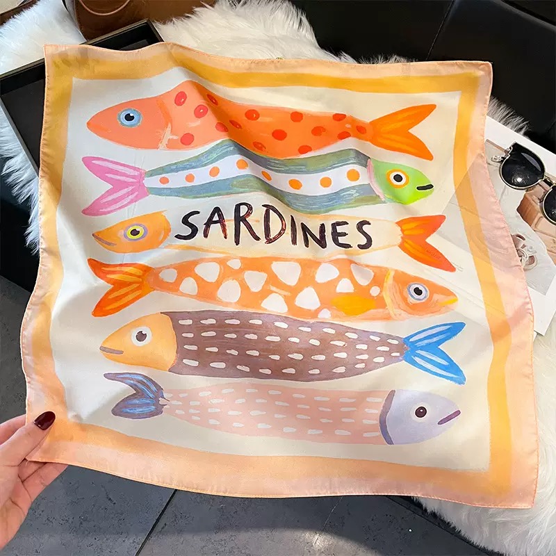 Foulards carrés en soie à moti - Scarf Silk Square avis et prix