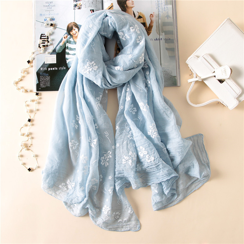 Écharpe Longue et Fine en Coto - Bandana Cotton avis et prix