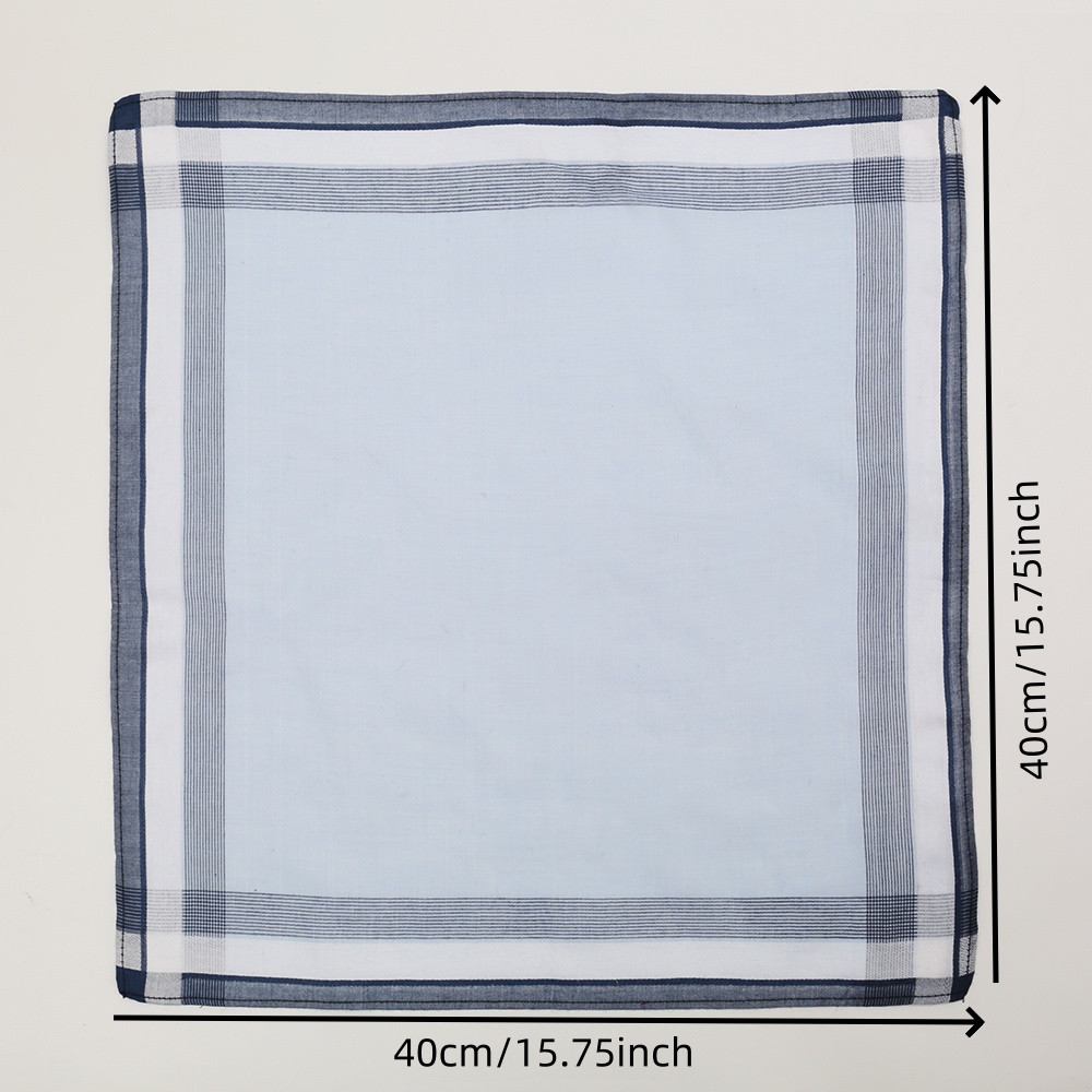 Mouchoir teint en fil de coton - Handkerchief Cotton Men avis et prix