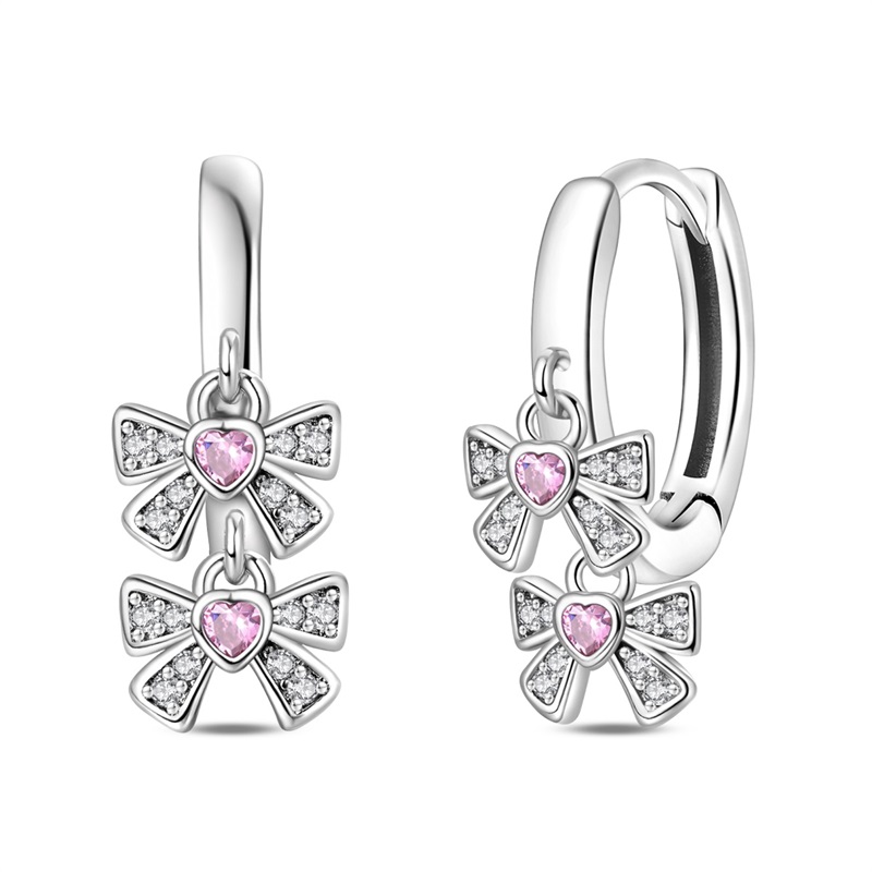 Nouvelles Boucles d'Oreilles F - Tie Clip Silver avis et prix