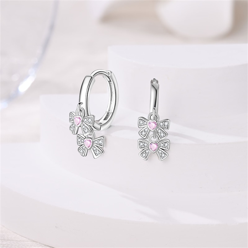 Nouvelles Boucles d'Oreilles F - Tie Clip Silver avis et prix