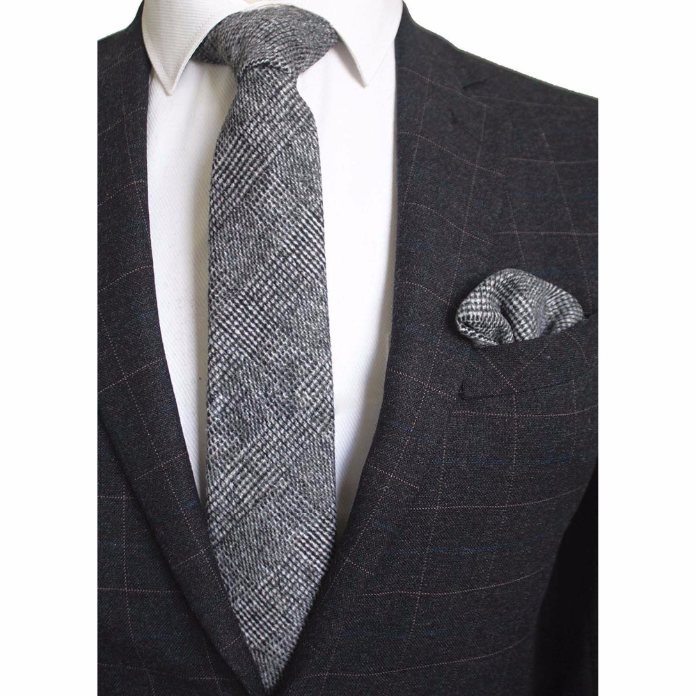 Ricnais 8 cm laine cravate sol - Handkerchief Cotton Men avis et prix