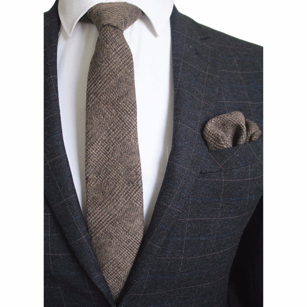 Ricnais 8 cm laine cravate sol - Handkerchief Cotton Men avis et prix