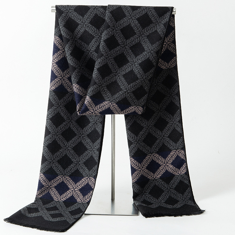 Marque de créateur Plaid hiver - Muffler Men Wool avis et prix