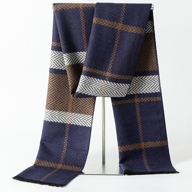 Marque de créateur Plaid hiver - Muffler Men Wool avis et prix