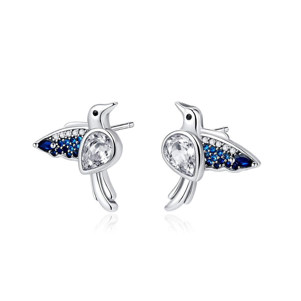 Nouvelles Boucles d'Oreilles e - Tie Clip Silver avis et prix