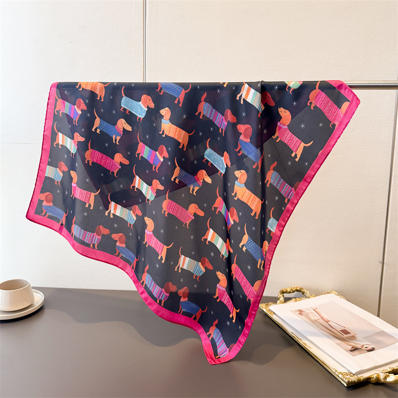 Foulard carré en coton imprimé - Bandana Cotton avis et prix
