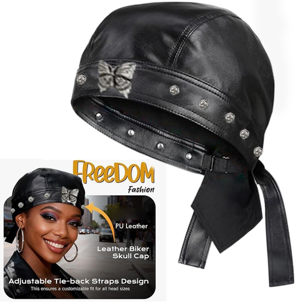 Casquette de motard noire en c - Bandana Doo Rag avis et prix