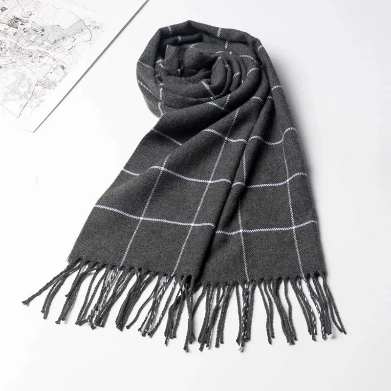 Écharpe en cachemire pour homm - Muffler Men Wool avis et prix